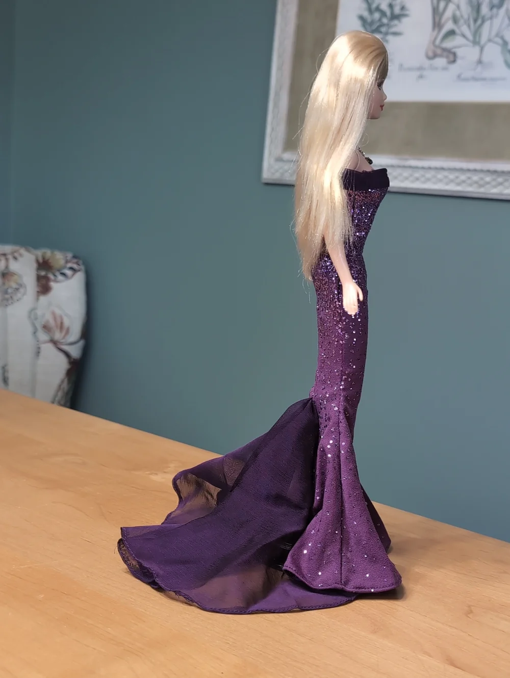 2002 Birthstone Collection February Amethyst Barbie